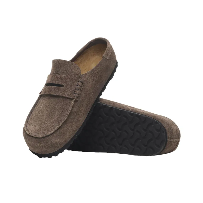 Birkenstock Naples Suede Slip on Loafers-4