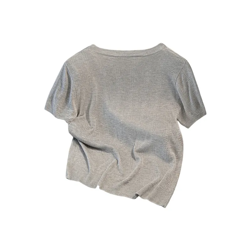 Cypress House Knitwear Women's Light Gray-1
