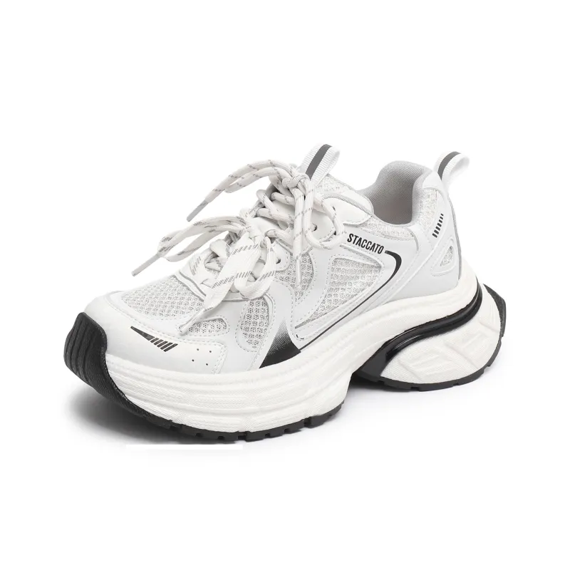 Staccato Abrasion Resistant Low Top Chunky Sneakers Unisex-11