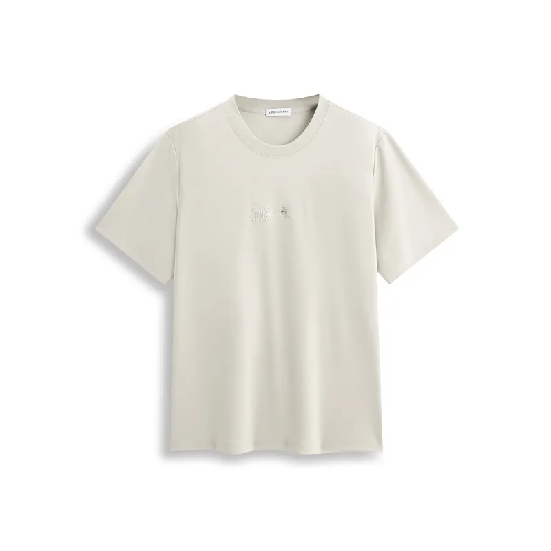 PEACEBIRD MEN T Shirts Men Dark Rye Umber-0
