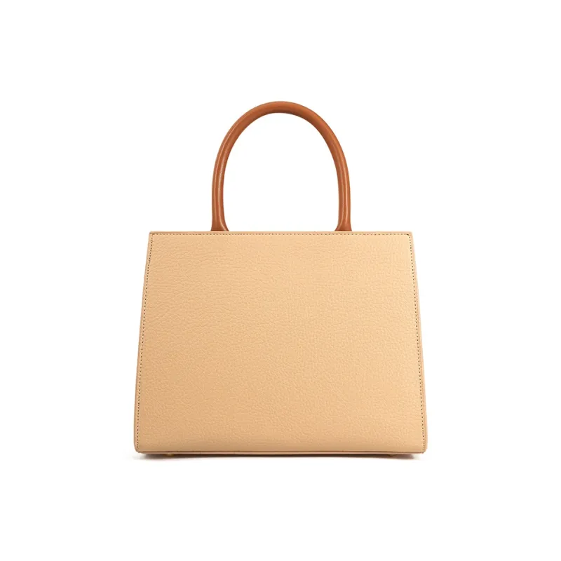 Vigno Synthetic Leather Shoulder Bag, Crossbody Bag, Handbag Regular Women's Brown & Apricot-4