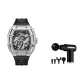 Fascia Gun Gift Box Set-Silver Case Black Dial Black Tapes