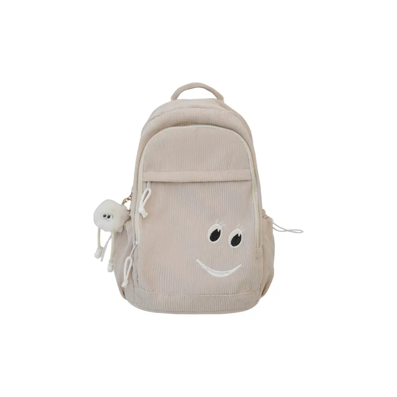Yalu Corduroy Backpack Unisex Multicolor-3