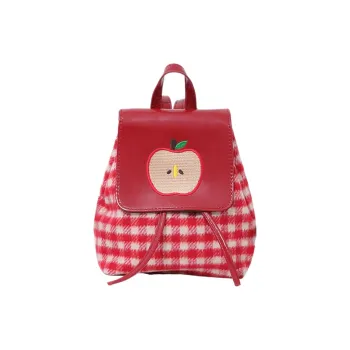 Juju Jimmy Pu Backpack Women's Red