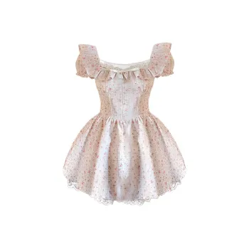 Mu Xiao Xin Short Sleeved Dress Women's