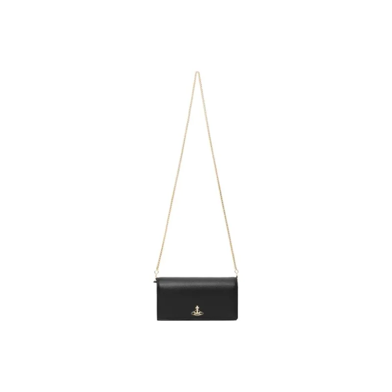 Vivienne Westwood Polyurethane Crossbody Bag Women's Black-5