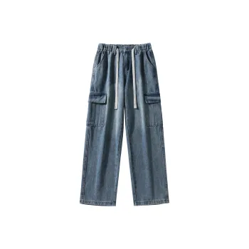 BRYAN JIMENEZ Jeans Unisex Blue
