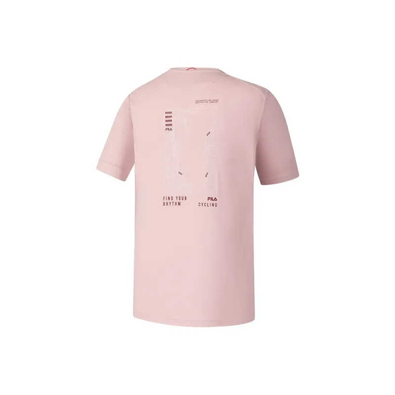 FILA CYCLING T Shirt Men's Light Plum Pink-1