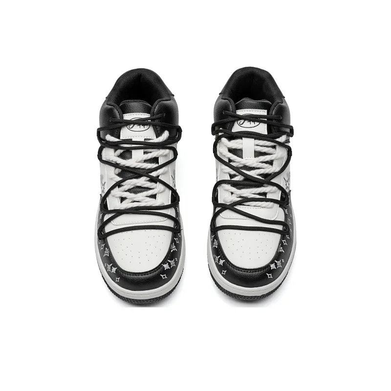 ABIDJAN Graffiti Lightweight Mid Top Skateboard Shoes Unisex-13