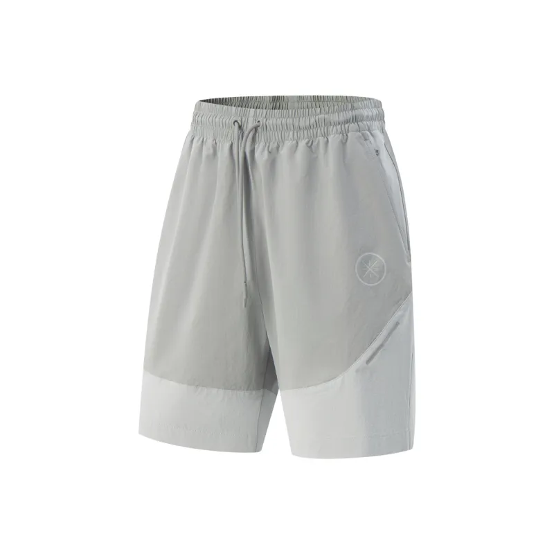 LiNing Casual Shorts Men's Ultimate Gray/Crystal Gray-0