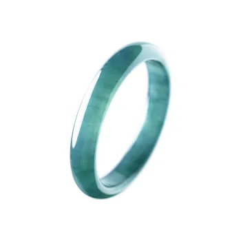 Clear Snow Ice Glutinous Bangles Unisex
