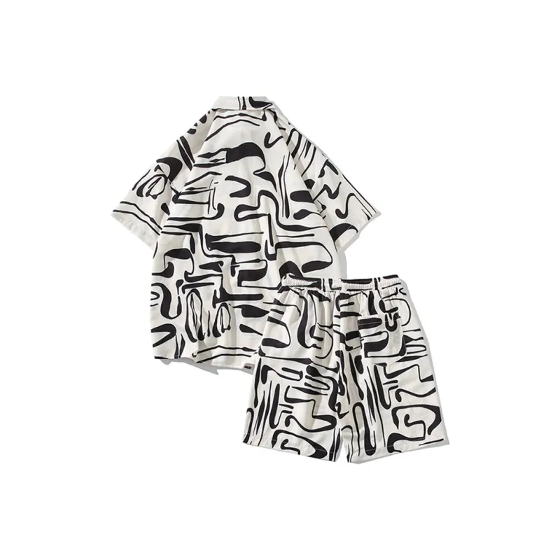 Fakeyoung Shirt Matching Set Unisex-7