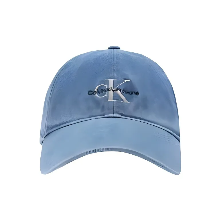 CALVIN KLEIN Cotton Baseball Caps Unisex Blue-1