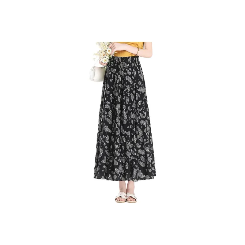 YIRANCHUN Casual Long Skirt Women's-0