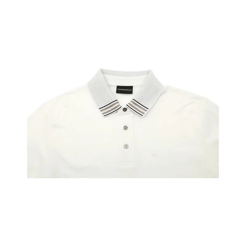 EMPORIO ARMANI Piqué weave Polo Shirt-3