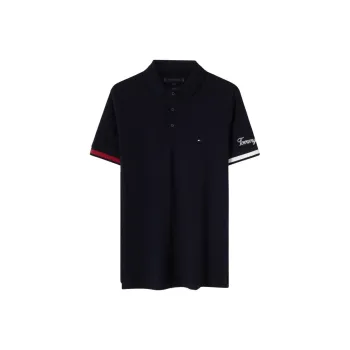 Tommy Hilfiger Polo Shirt Men's Deep Sea Navy Blue