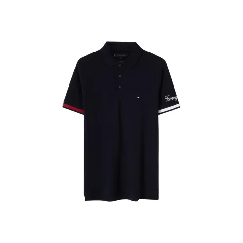 Tommy Hilfiger Polo Shirt Men's Deep Sea Navy Blue