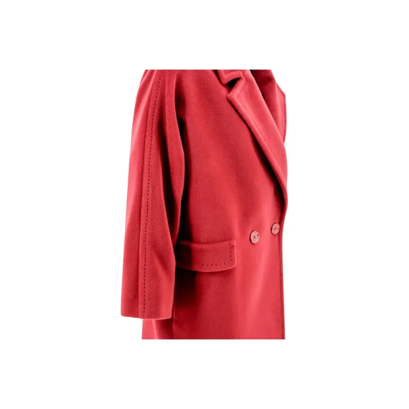 MaxMara Studio Molo Double Breasted Long Sleeved Coat-4
