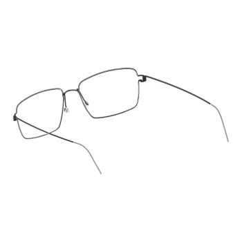 LINDBERG Titanium Irregular Shape Eyeglass Frames Unisex Black