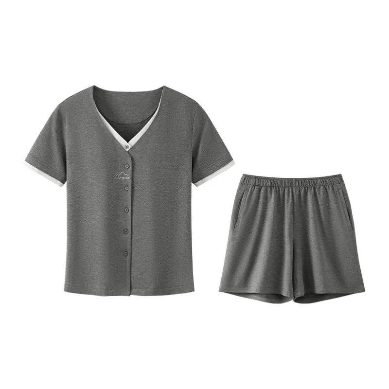 JINGYUN Deep Pajamas 80 Pajama Set Unisex-0