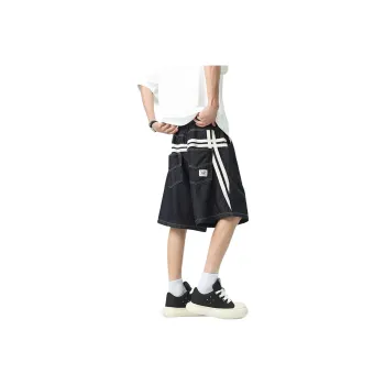 TELENT Denim Shorts Unisex Navy Blue