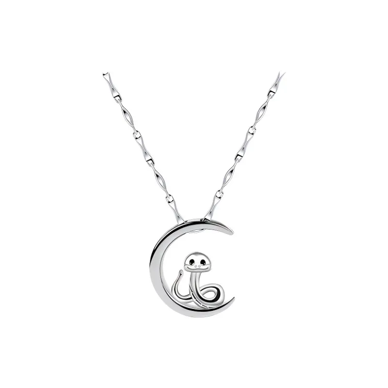 PUENTE 999 Fine Silver Collarbone Chain Women's-26