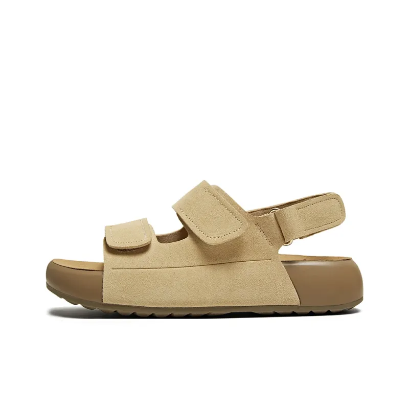 PT'SON Beach Sandals Women's Brown-0