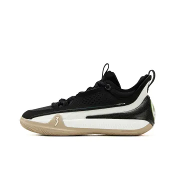 361° Cushioning Coverage Abrasion Resistant Slip Resistant Low Top Basketball Shoes Men's Black White