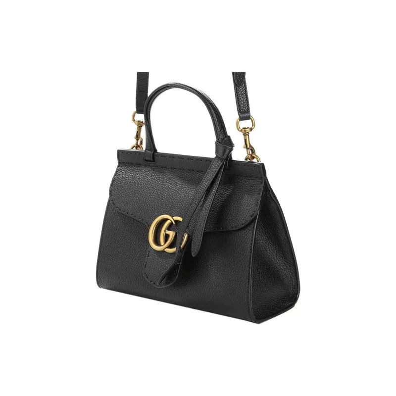 GUCCI Calfskin One Shoulder Handbag Women's Black-1