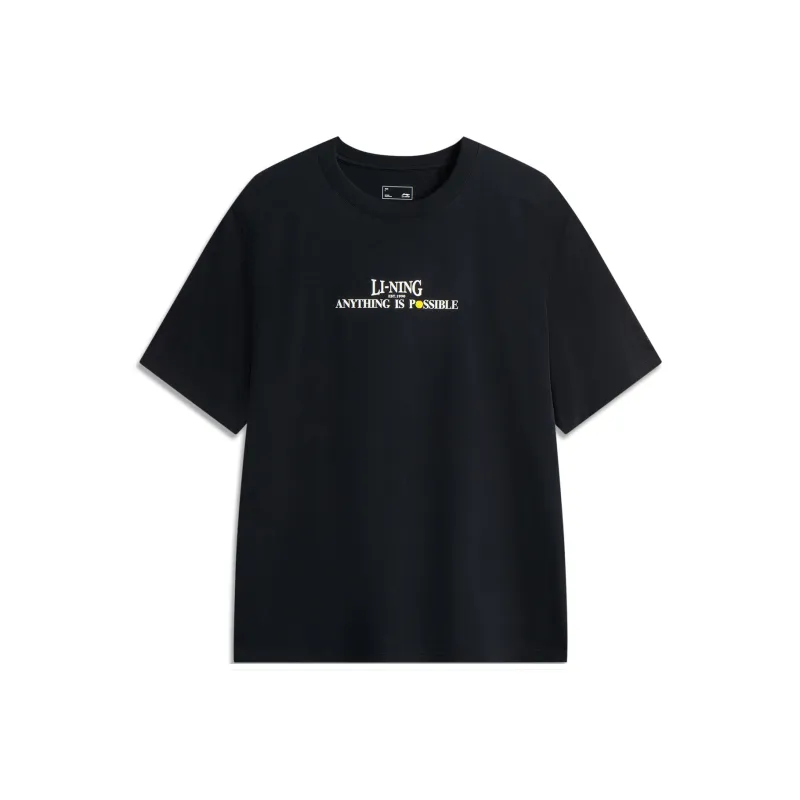 LiNing Sports Life Collection T Shirt Men's Black-0