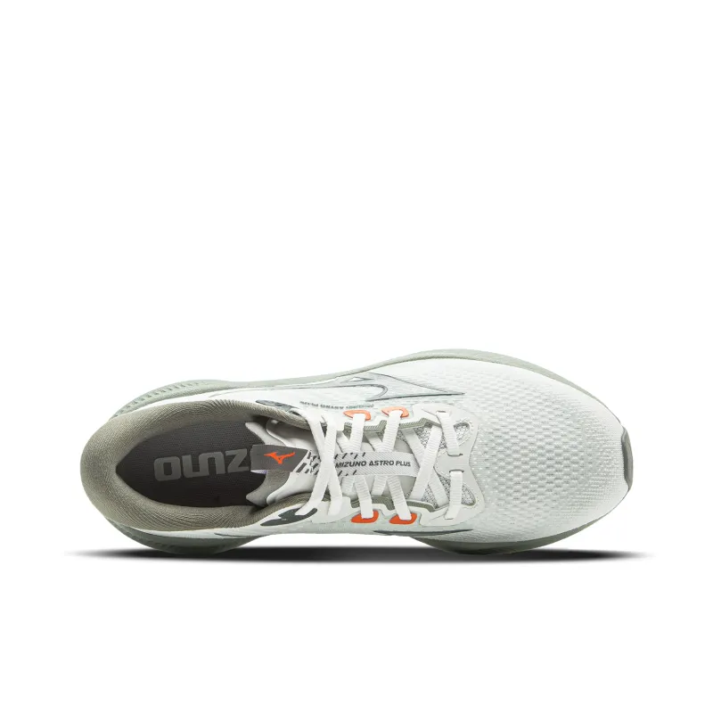 Mizuno ASTRO PLUS Cushioning Support Breathable Slip Resistant Low Top Running Shoes Unisex Champagne White-3