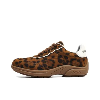 Mo Xu Low Top Casual Shoes Unisex Leopard Print