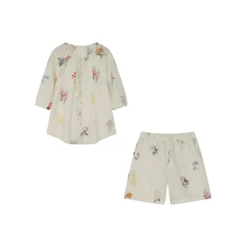 Mo Han Yi Mei Casual Suit Women's Ecru