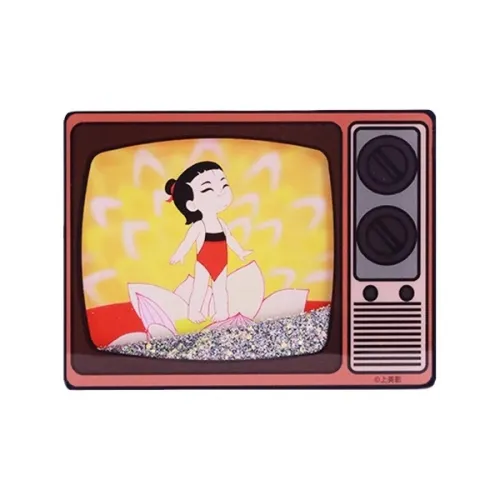 On The Beauty Of The Film Ne Zha Conquers The Sea Collection Old TV Sand Anime / Games Fridge Magnets