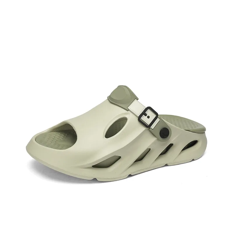 OUGLEMEN Beach Sandals Men Black Gray/Black Purple/Beige Brown/White Moon/Olive Green-18