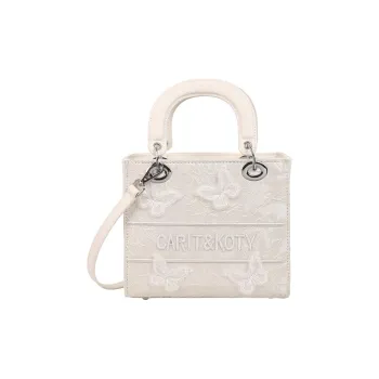 Yalu PU Handbag Regular Women's White/Black/Pink/Khaki