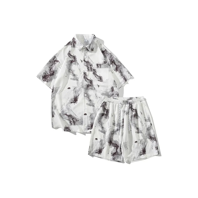 Fakeyoung Shirt Matching Set Unisex-0