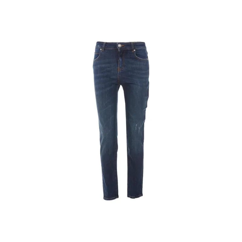 PINKO Sabrina Distressed Skinny Jeans-0