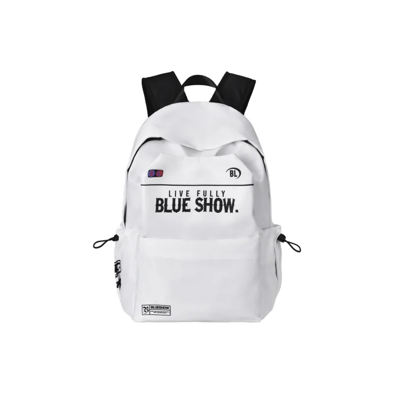 SRRW Polyester Backpack Unisex White-0