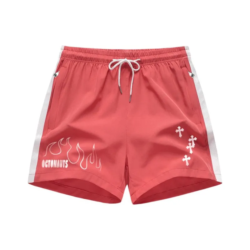 Small Columns Under The Sea Casual Shorts Unisex-4