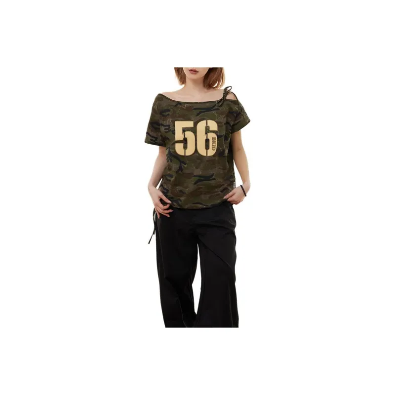 BEAR UNION T Shirts Women's Camouflage-0