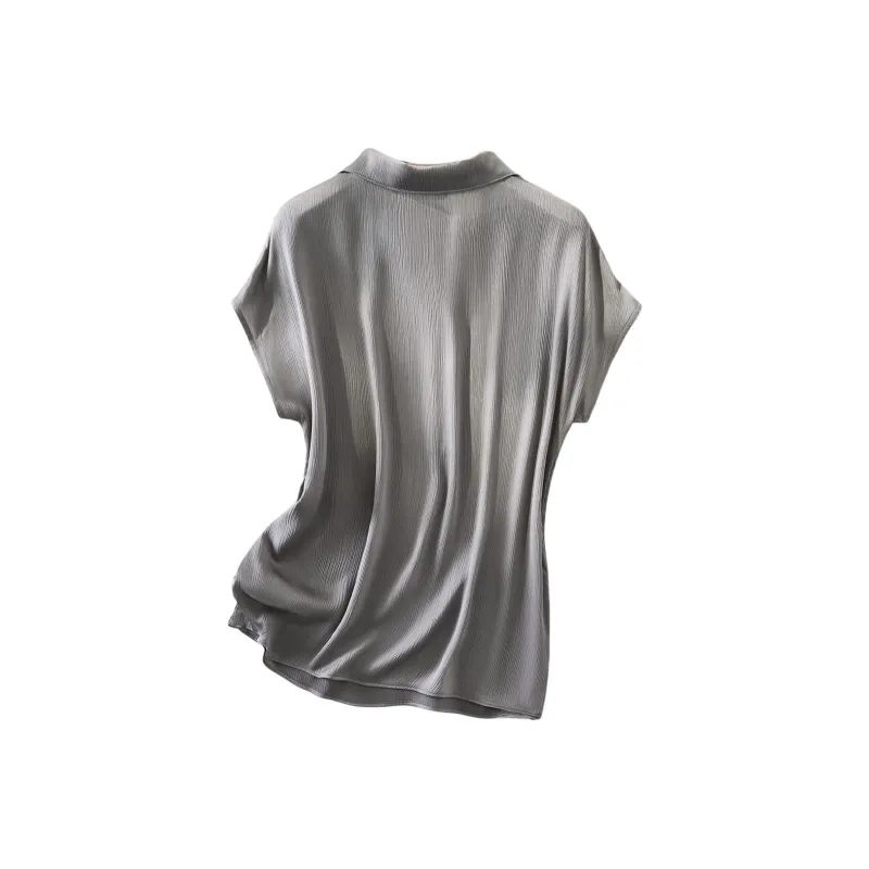 IHIMI Shirts Women's Silver Gray-1