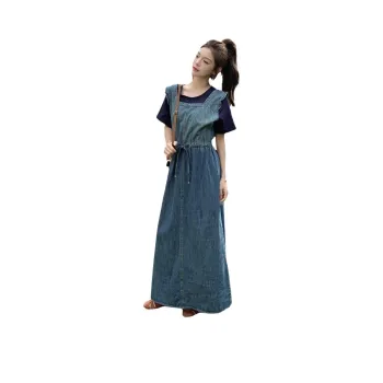 TEME Slip Dresses Women's Denim Blue