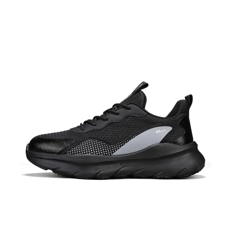 WARRIOR Running Shoes Men Low Top White Black Blue-15