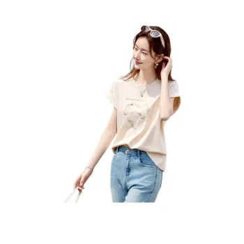 Still quiet T Shirts Women's Apricot