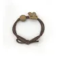 Coffee Series Minimalist Style Rabbit Hair Tie 1 Pack (Light Brown)