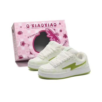 Circle Small Coverage Balance Lightweight Support Low Top Skateboard Shoes Unisex Grass Green