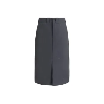 Maison Margiela Skater Chino Midi Skirt