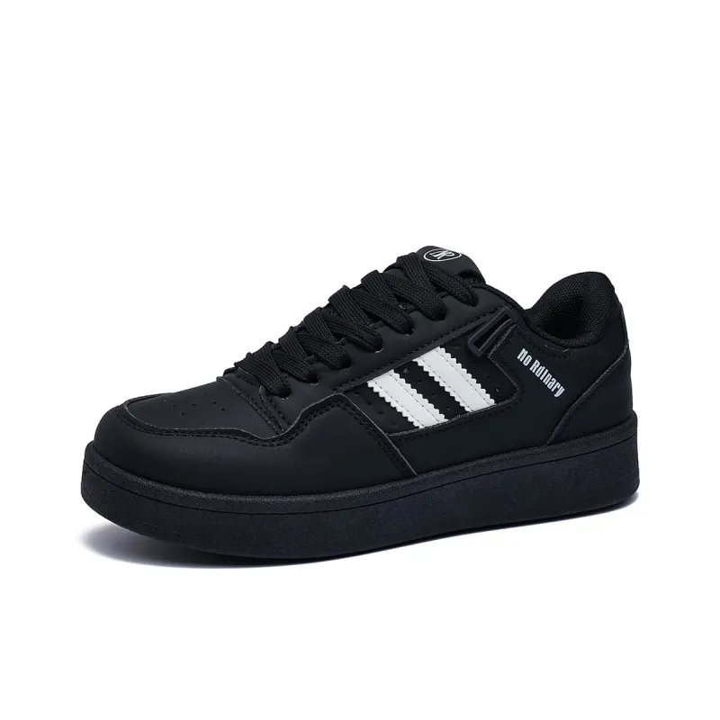 VKOI 1999 Non slip Lightweight Low Top Skateboard Shoes Women's Black-2
