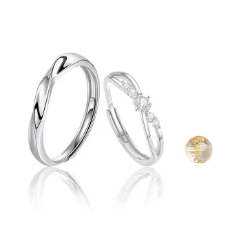 JINGFAN Colored Glaze Rings Unisex